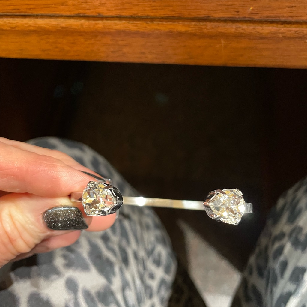 Crystal Bangle Adjustable
